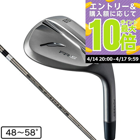 【4/17 09:59まで 全商品最大P10倍 要エントリー】フォーティーン（FOURTEEN）（メンズ）FR-5 ダイヤモンドブラックサテン仕上げ ウェッジ N.S.PRO TS-101w BK