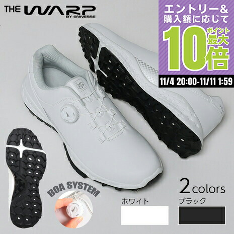 新品未使用 THE WARP BY ENNERRE スバイクレス ゴルフシューズ 楽天市場】The Warp By Ennerre ワープ バイ エネーレ ゴルフシューズ