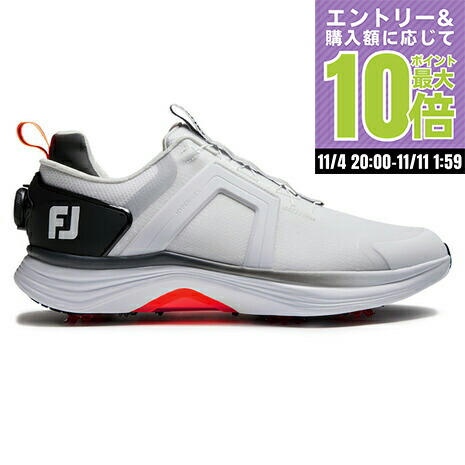 超美品カッコいい★フットジョイゴルフシューズ 26ホワイト/レッド/ フットジョイ ゴルフシューズ 超美品カッコいい☆フットジョイゴルフ