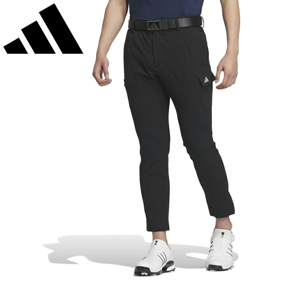 アディダス（adidas）（メンズ）ゴルフウェア EX-Stretch actiVe カーゴ アンクルパンツ JSC07-IM7232 BK