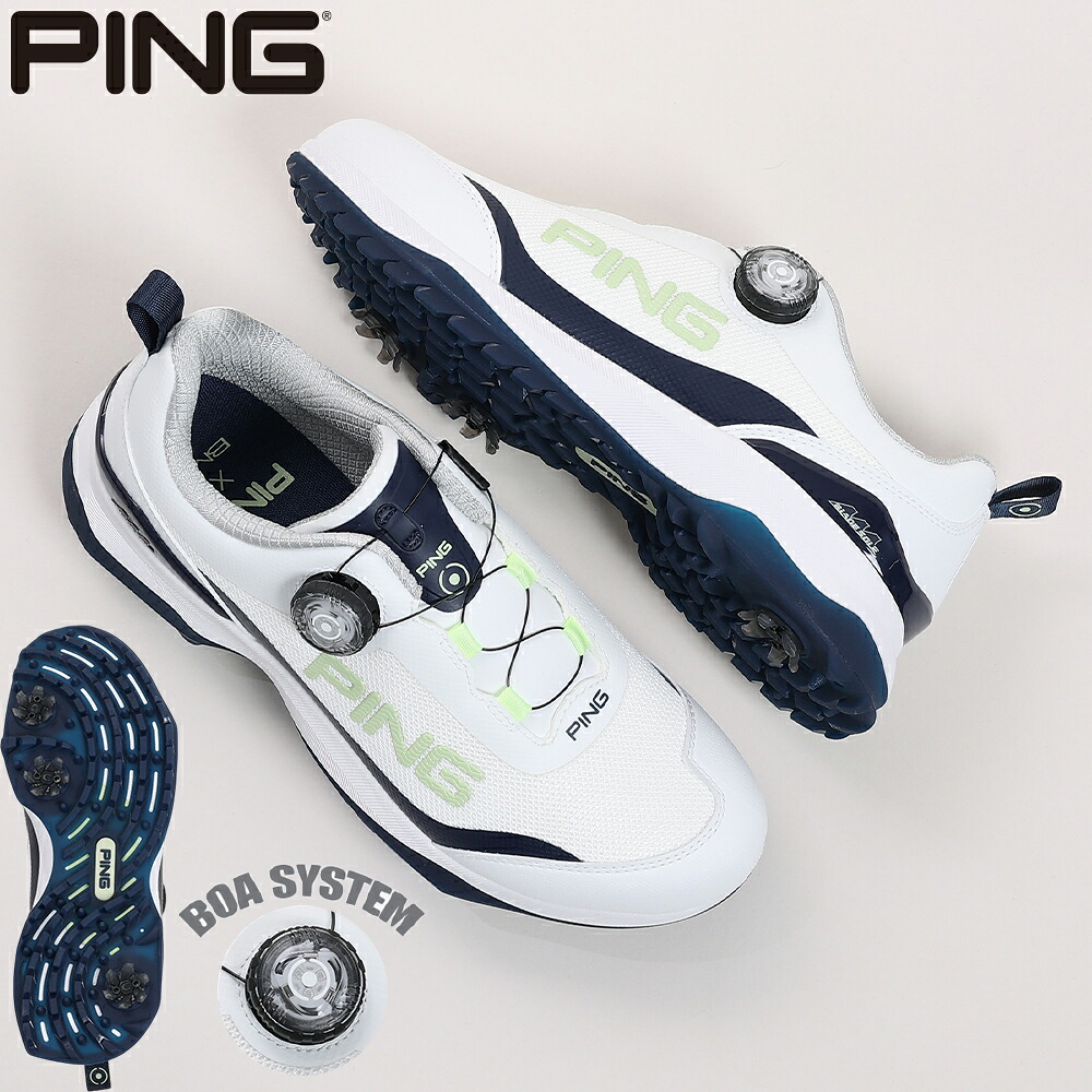 ピン（PING）（メンズ）ゴルフシューズ アリゾナ ブレードソール BOA ボア ダイヤル式 621-5992201-120｜Victoria Golf 支店
