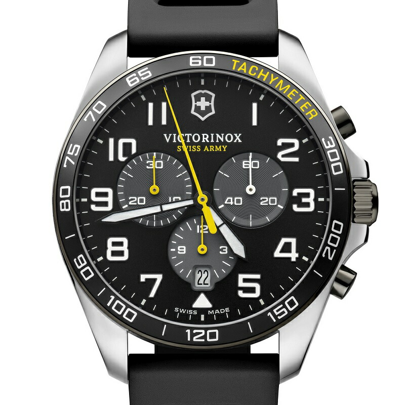 Victorinox ビクトリノックス 腕時計 クロノグラフ 黒 メンズ-