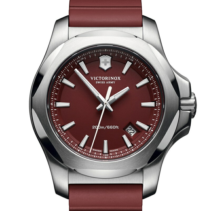 公式 ビクトリノックス 赤 Victorinox I N O X イノックス ベルト レッド 公式 1 日本正規品 保証書付 時計 防水 赤 ウォッチ ラバー 腕時計 メンズ ブランド バンド ベルト スイス スペシャルショップの