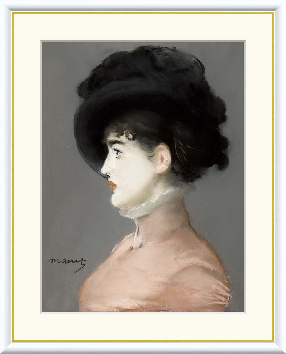 絵画 アート フレーム エドゥアール・マネ イルマ・ブルンナーの肖像 送料無料 J1-046 F8 F6 F4 名画 複製 額 美術印刷 10年間品質保証 高精細 高品質