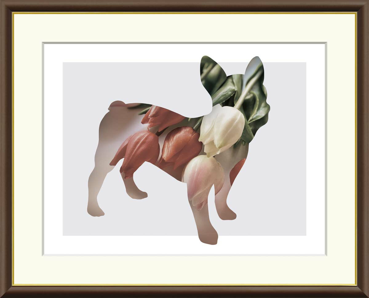絵画 アート フレーム 山口美咲 Tulip 送料無料 J3-L009 F8 F6 F4 名画 複製 額 美術印刷 10年間品質保証 高精細 高品質