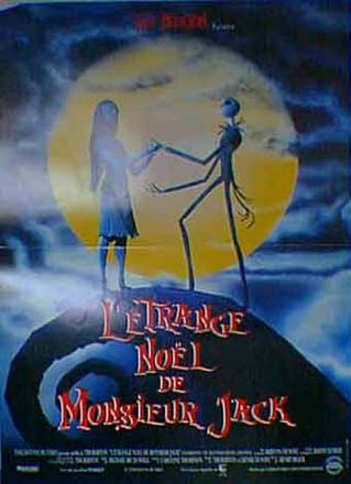 宅配便配送 ナイトメアー ビフォア クリスマス 海外ポスター ヴィンテージ 映画 Lサイズ ポスター アート