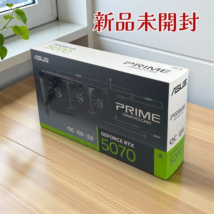 ASUS グラフィックゲーム盤 RTX5070 PRIME-RTX5070-O12G GDDR7 12GB OCひな形 PCIe5.0 HDMI相応う