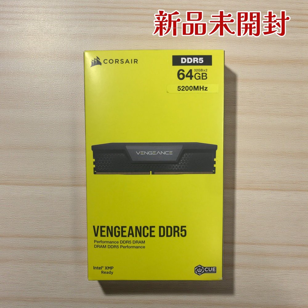 CORSAIR コルセア メモリ CMK64GX5M2B5200C40 DDR5 64GB 32GB&times;2枚組 5200MHz XMP3.0 ロープロファイル｜クラウンMARKET