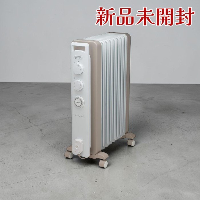 DeLonghi デロンギ ヴェルティカルド オイルヒーター RHJ21F0812-WH 1200W 8-10畳 24時間タイマー サーモスタット