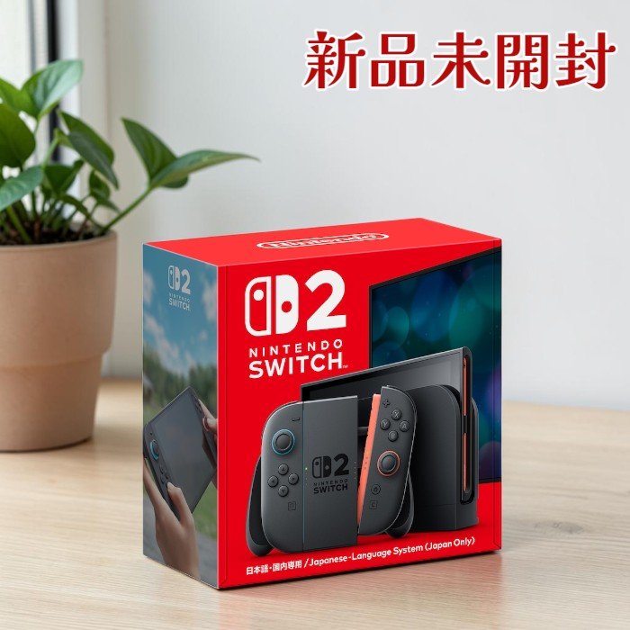 Nintendo Switch 2 日本語・国内専用 本体 Joy-Con 2 ライトブルー ライトレッド|クラウンMARKET