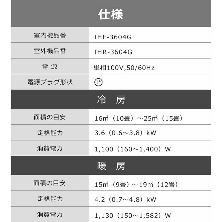 テレビで話題 ルームエアコン3 6kw スタンダード 12畳 ルームエアコン3 6kw スタンダード 省エネ 左右自動ルーバー搭載 Ihf 3604g R 3604g 送料無料 ベーシック エアコン えあこん アンブラ 冷房 暖房 れいぼう だんぼう 夏 冬 暖かい 涼しい クーラー