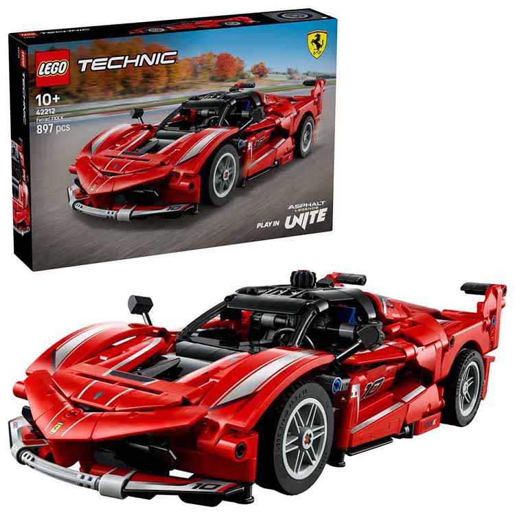 Ferrari FXX K 42212手あそび 手あそび 立ちはだかる 差し上げ物 生まれ落ちる日 クリスマス 小学生 のりもの LEGO TECHNIC