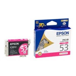 (業務用5セット) EPSON エプソン インクカートリッジ 純正 【ICM53】 マゼンタ