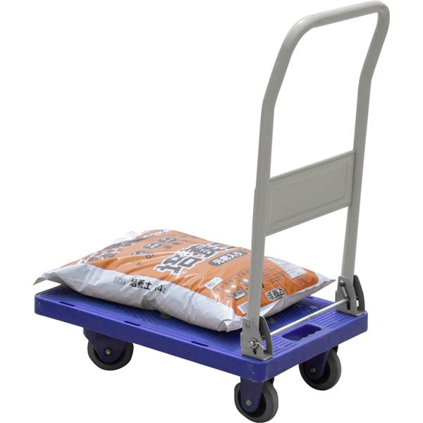 MPH-120P BL 静音プラ台車 耐荷重120kg ブルー BL｜生活雑貨のお店！Vie-UP