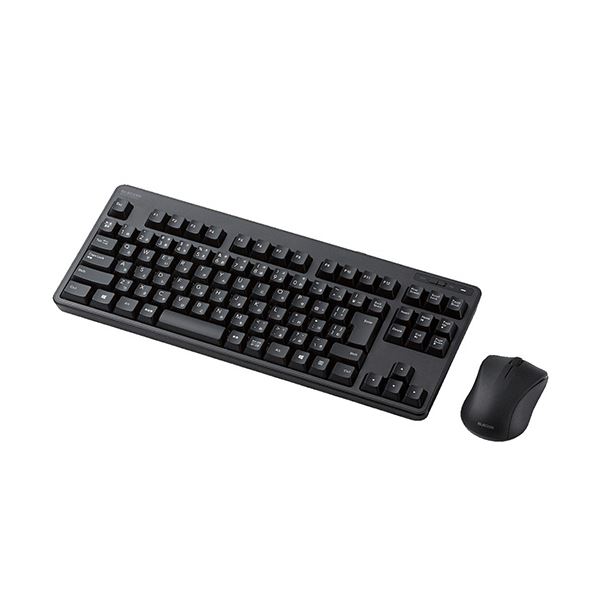 エレコム無線コンパクトキーボード&マウス ブラック TK-FDM105MBK 1セット