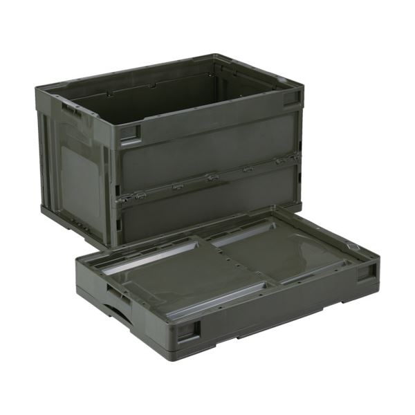 岐阜プラスチック工業 折りたたみコンテナー CB-S51NR OD色 CB-S51NR-OD 1台|生活雑貨のお店!Vie-UP