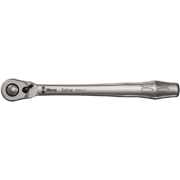 WERA ヴェラ 差込角3／8DR ソケット脱落押しとどめる規則体系付 サイクロップラチェット 全長222粍 004034
