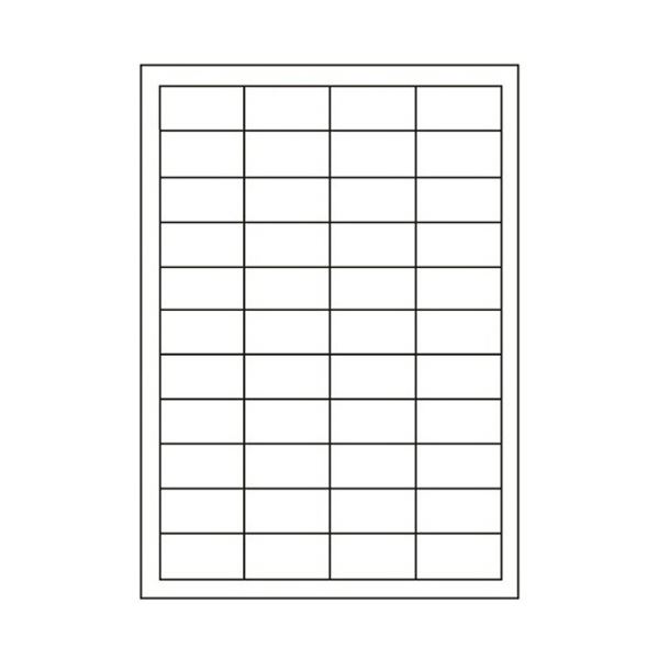 オリエント刷り上げるナナタフネスラベル 色つやレーザ印刷人用写真フィルム付け紙 A4 44面 47.5×25粍 FCL-321冊（100腰掛け）