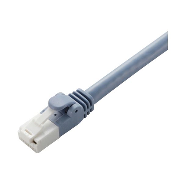 (まとめ）エレコムツメ折れ防止LANケーブル（Cat6A対応） ブルー 15.0m RoHS指令準拠（10物質） LD-GPAT/BU1501本【×10セット】