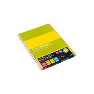 （まとめ）プラス スパイラルリング ノート RS-030-4P B5 4冊【×10セット】