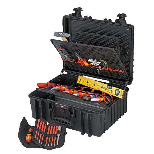 KNIPEX クニペックス 明かり応用科学者用物の具書き割り 26PCE 外寸W510×H215×D419粍 002136