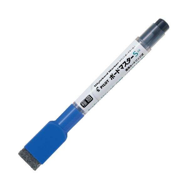 （まとめ） パイロット ボードマスターS 極細イレーザー付 ブルー WMBSE-15EF-L 1セット（10本） 【×5セット】