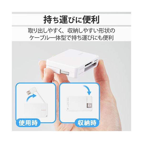 20個セット サンワサプライ Type-Cコンパクトカードリーダー(USB 1ポート付き) ADR-3TCMS7BKN 15倍P 通販 