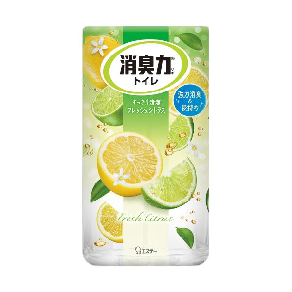 （まとめ） エステートイレの消臭力 フレッシュシトラス 1セット（5個） 【×3セット】