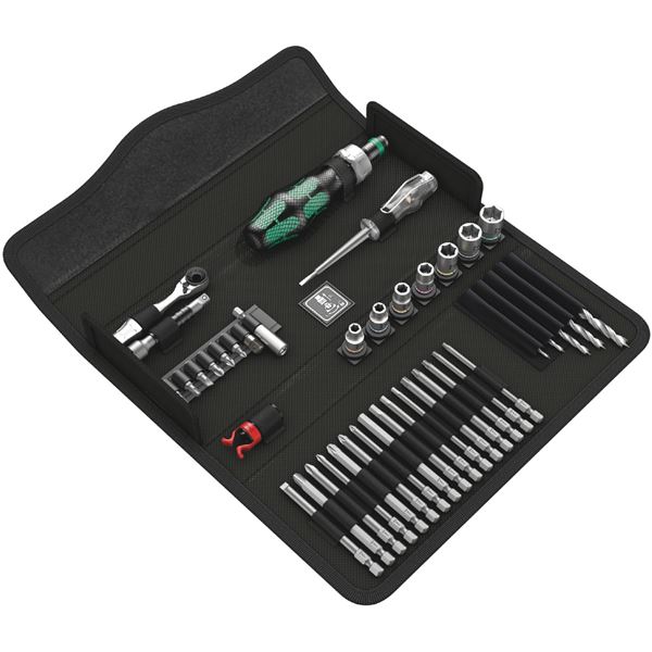 WERA ヴェラ 41点組 木工向け クラフトフォームコンパクト工具セット 収納ケース付 135939