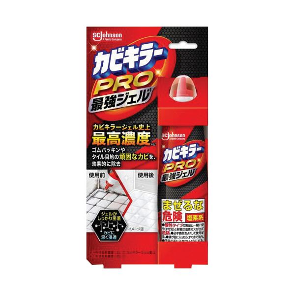（まとめ） ジョンソンカビキラーPRO 最強ジェル 100g 1本 【×3セット】