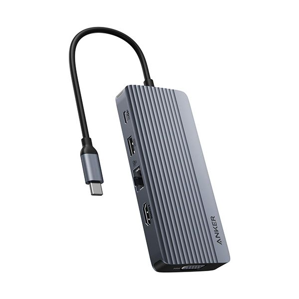 船がかりジャパン ANKER USB-Cこしき（10-インチ-1 Dual Display PD100W相応う） 薄墨色 A83C20A1 1個