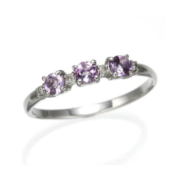 アメジストデザインリング 7号 指環