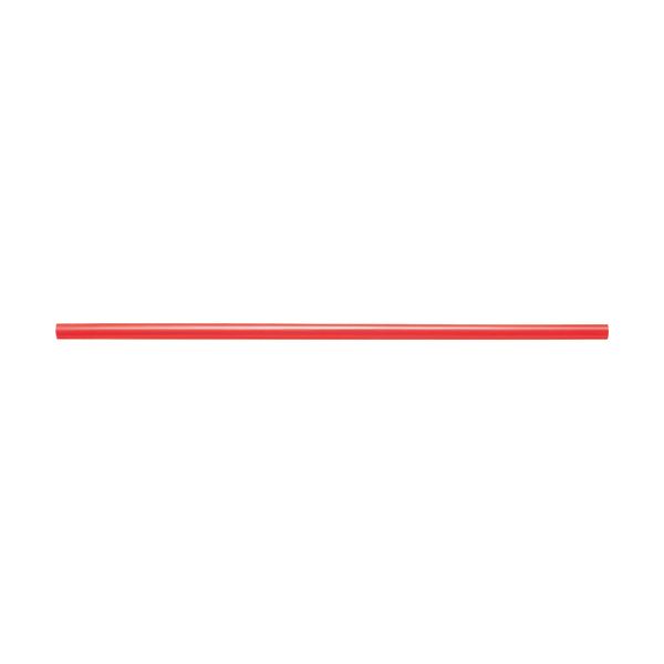 （まとめ） 羽柴化成工業バイオポリ25%配合ストロー ストレートタイプ 紙包装 Φ6×210mm レッド 1パック（500本） 【×10セット】