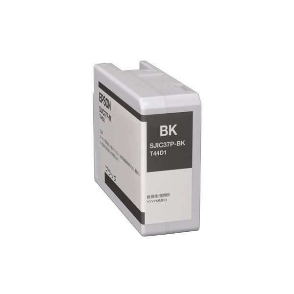 （まとめ） EPSON エプソン SJIC37P-BK インキ薬莢 黒いこと（完全無欠品） 【×3仕掛ける】