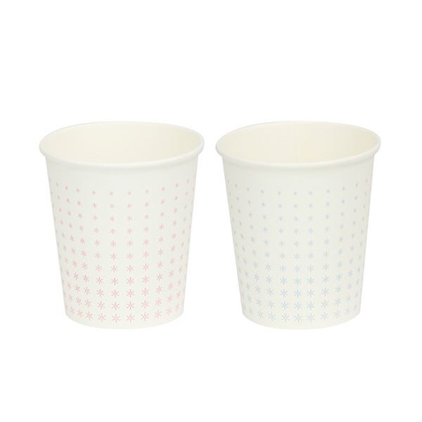 ファーストレイトペーパーカップ ロースタッキング仕様 クリスタル（ブルー＆ピンク） 150ml（5オンス） FR-53801パック（3000個） 9,226円