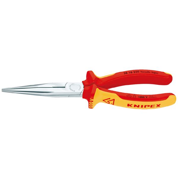 KNIPEX クニペックス 1000V縁切り先長ラジオ受信機プライヤー 全長200粍 2616-200