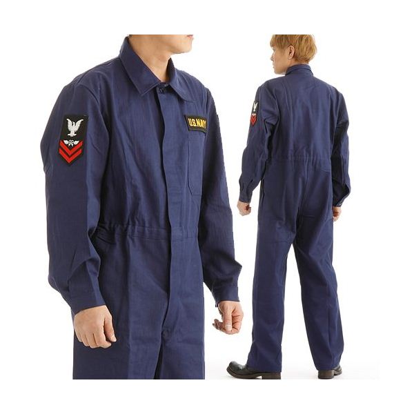 美国海军外套与人字形工人涵盖所有 522904 海军 l