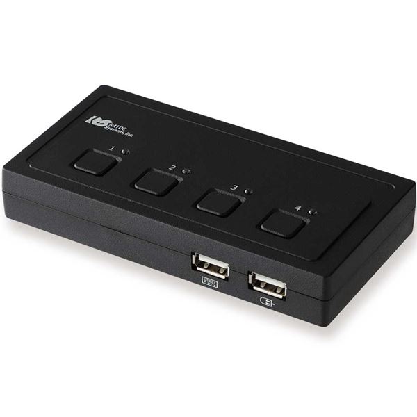 ラトックシステム VGAパソコン切替器(4台用) RS-430U｜生活雑貨のお店！Vie-UP