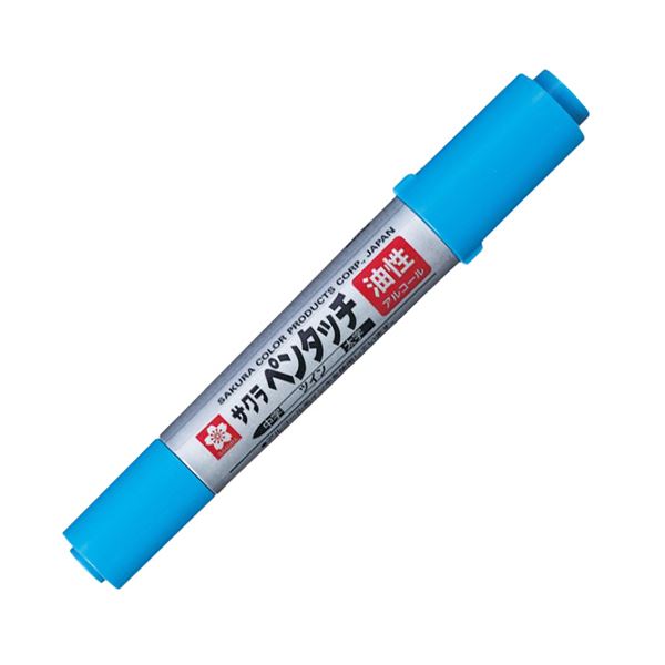 （まとめ） サクラクレパス油性マーカー ペンタッチツイン そらいろ PK-T#425 1セット（10本） 【×3セット】