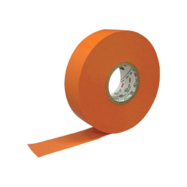 (まとめ) 3M スコッチ ビニールテープ 35オレンジ 19mm×20m 35ORA 1巻 【×10セット】