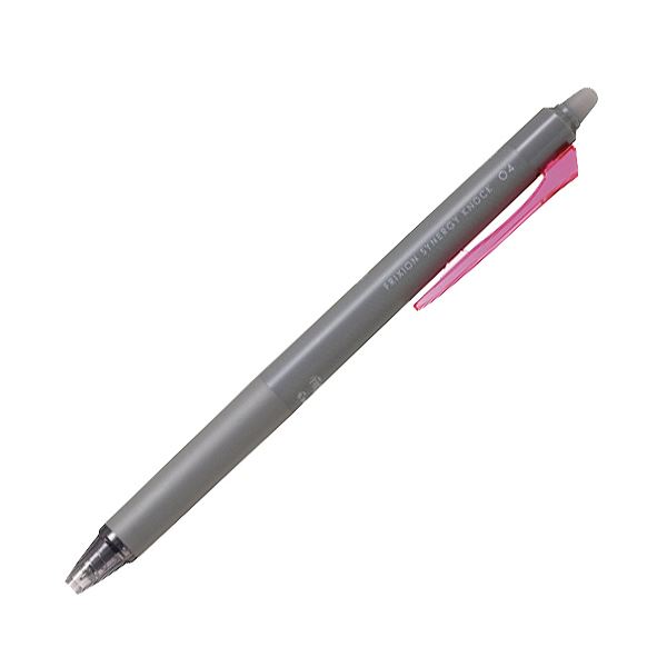 （まとめ） パイロットゲルインキボールペン フリクションシナジーノック04 超極細0.4mm ピンク LFSK-14-P 1セット（10本） 【×3セット】