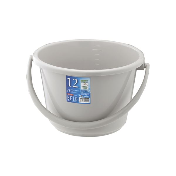 信頼 楽天市場 セット ポリバケツ 清掃用品 12wb ライトグレー 丸型 ベルク 家庭用品 掃除用品 業務用 代引不可 送料込 生活雑貨のお店 Vie Up 最新コレックション Funneltv Tech