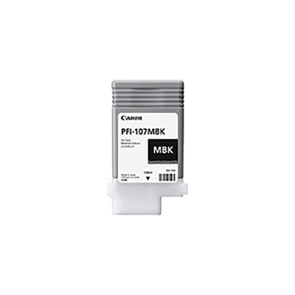 (お役目用3仕掛ける) 【完全無欠品】 Canon 加農砲 インキ薬莢/トナーカートリッジ 【6704B001 PFI-107MBK つや消し黒いこと】