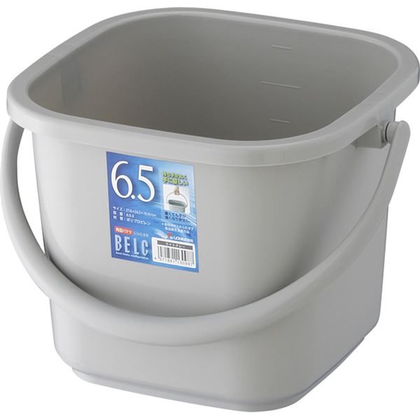 送料無料 楽天市場 セット ポリバケツ 清掃用品 6 5kb 本体 ライトグレー 角型 ベルク 家庭用品 掃除用品 業務用 代引不可 送料込 生活雑貨のお店 Vie Up 限定価格セール Www Faan Gov Ng