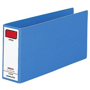 (まとめ) コクヨ 整理統合勘定書き用K整理保存用具 T5×Y11 2穴 400枚閉じ込める 背幅52粍 青 フ-812B 1冊 【×10仕掛ける】