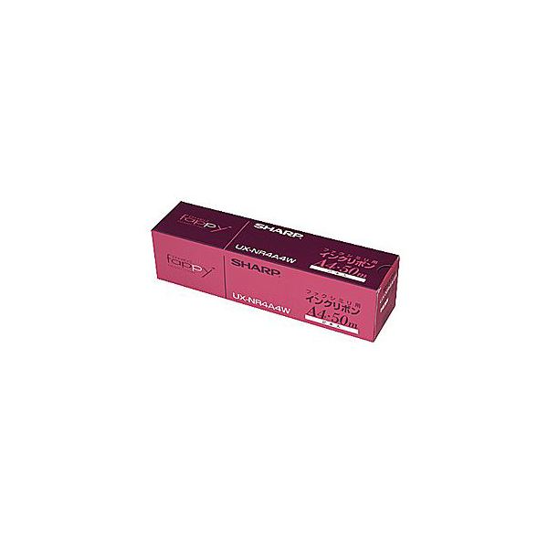 (まとめ) SHARP 普通紙インクリボン(2本) UXNR4A4W 送料込!