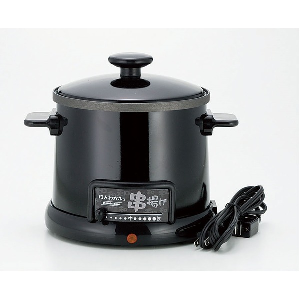 楽天市場】送料無料 ほんわかふぇ 電気卓上串揚げ鍋（電気フライヤー