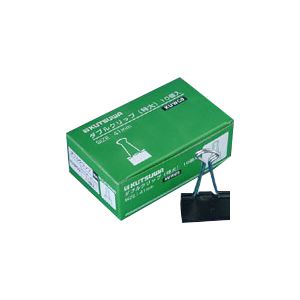 （まとめ） クツワ ダブルクリップ 紙箱入 KUWC0 入 【×10セット】