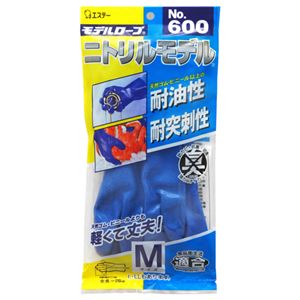 (まとめ) エステー 模範例衣装 ニトリルモデル No.600 M 1双 【×10仕掛ける】 作業用手袋・軍手-日用品雑貨・文房具・手芸-その他