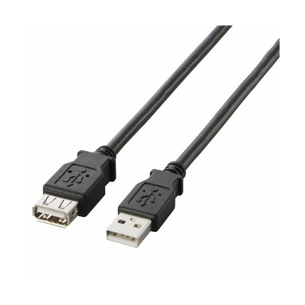 (まとめ) エレコム USB2.0押しひろげる有線テレビ(A)牡-(A)刃針 黒いこと 1.0m U2C-E10BK 1本 【×10仕掛ける】
